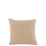 Vue rapprochée du coussin Teddy Bouclé J-Line, mettant en valeur sa qualité