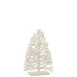 Serre-livres J-Line en bois blanc, design élégant et scandinave