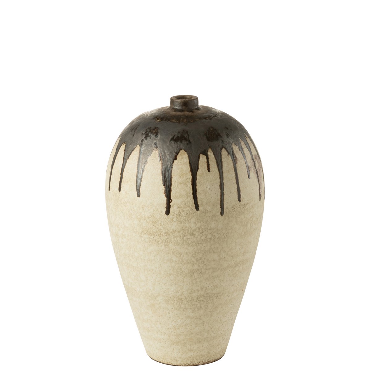 Vase Lombok J-Line céramique, détail du design et des couleurs