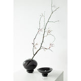 Vase boule design innovant, verre noir, RUD00_Luxury Edition