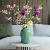 Vase vert pastel Artic en verre soufflé