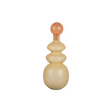 Vase Alegre en verre orange avec design contemporain