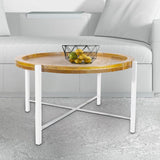 Table basse Ø75 cm table d'appoint de salon table de salon rond