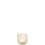 Lanterne J-Line Mosaic en verre gris clair - vue avant