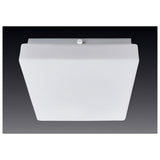 Plafond LED "Trondheim" avec capteur, 25 x 25 cm, avec une LED fermement construite
