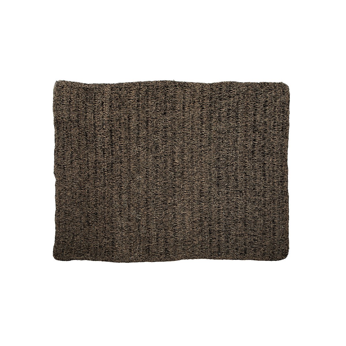 Tapis Seagrass noir naturel 180x240 - vue d'ensemble