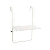 Table d'appoint d'extérieur Seattle Blanc