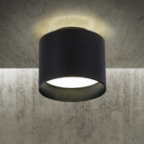 Spot LED "trios" Ø 10 cm noir, en métal et en plastique avec des LED intégrées