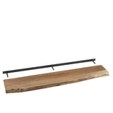 J-Line Etagère Murale Gerard Bois d'Acacia Naturel Grande