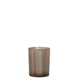 Détail de la lanterne J-Line Stripes, mettant en valeur le design en verre.