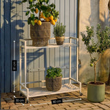 Support pour plantes à l'extérieur Greenrax Blanc cassé