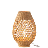 Lampe Metal Twisted J-Line vue de face, design élégant en métal naturel.