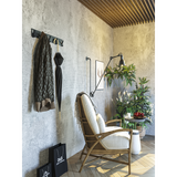 Gorillz Raw XL Five - Industriel - Portemanteau Mural - Penderie - 10 Crochets - Noir