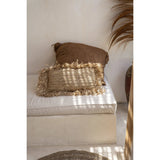 Le couvercle du coussin Raffia