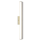 Lampe murale LED "Dubaï", lampe murale moderne en aluminium et en plastique avec des LED fermement construites, 45 cm de long ou de haut. Idéal pour l'éclairage des zones d'entrée, des couloirs, pour structurer les grandes surfaces murales