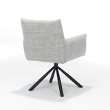 Focus Armchair - Fabric Oasis Bisque - Pet pivotant Black
