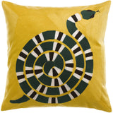 Coussin brodé Yoka Mangue 45 x 45