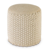 Selles mérinos pouf extérieur Ø40 H45cm Seat Pouf peut être rempli