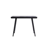 La Table Haute à Chevrons - Noir - 140cm