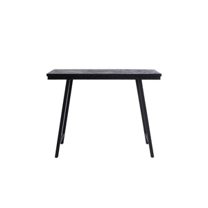 La Table Haute à Chevrons - Noir - 140cm