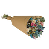 Droogbloemen - Bouquet de terrain grand - bleu d'été - ↕60cm
