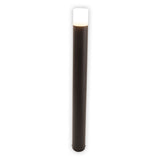 Base extérieure "Torcia" 80 cm de haut, en métal et plastique en noir, E27