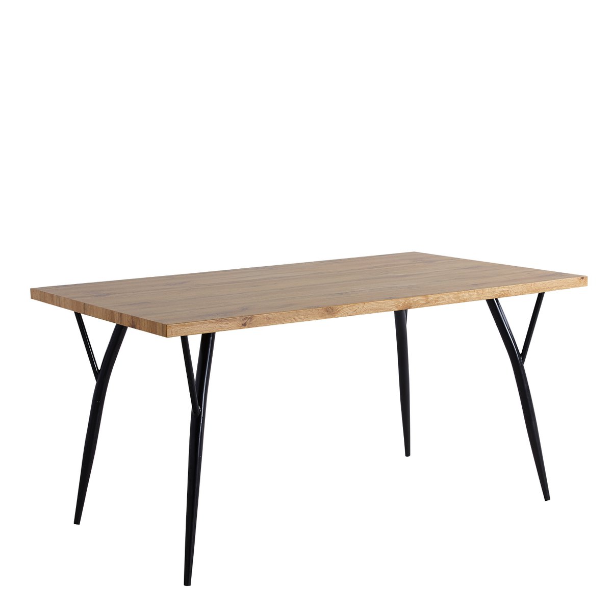 Détail du plateau en MDF de la table à manger Moebilia