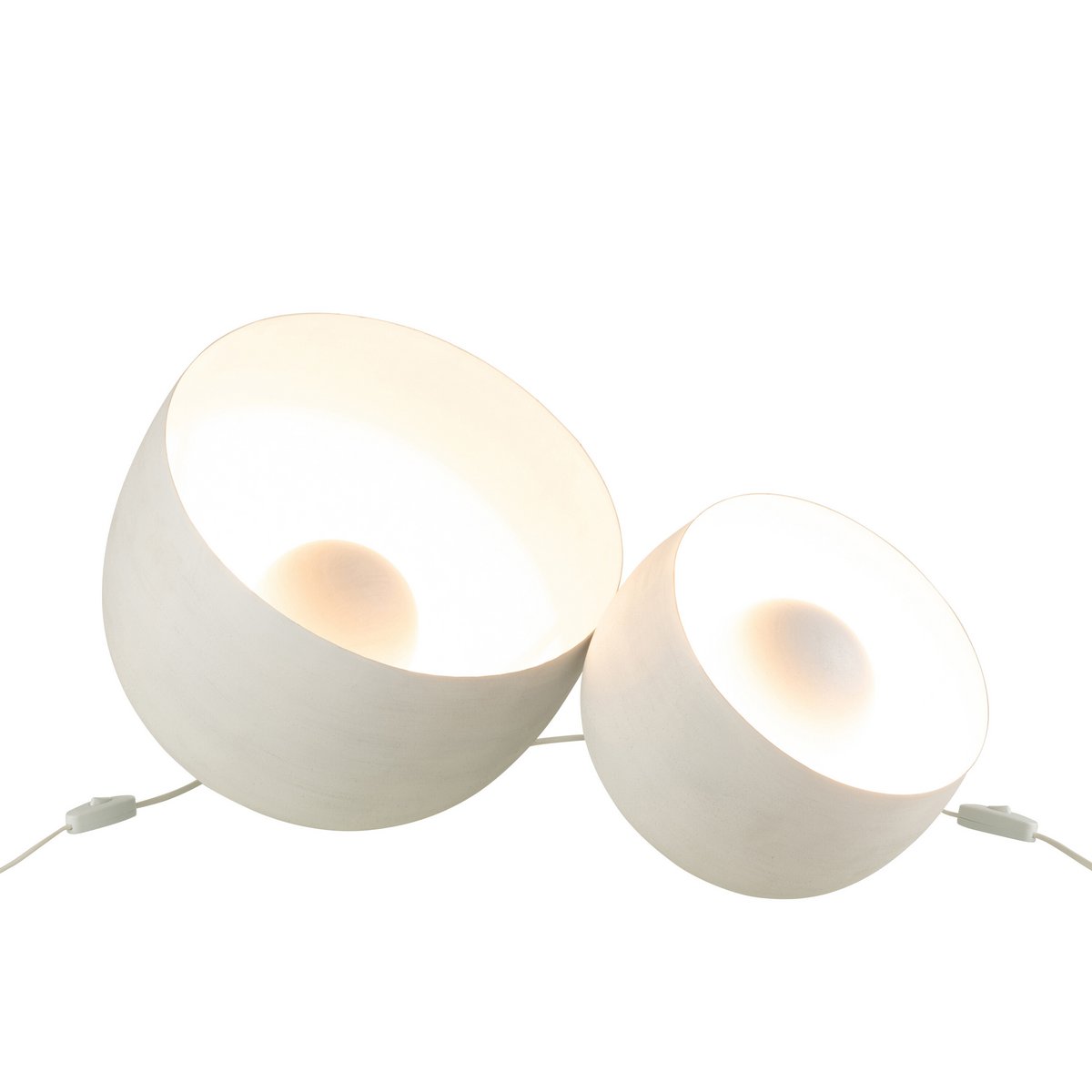 Vue latérale de la lampe de table J-Line