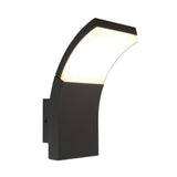 Lampe murale externe LED "Orbis", en métal et en plastique en anthracite, avec LED intégrée
