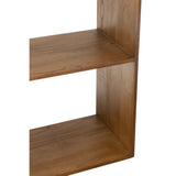 Vue latérale de l'étagère murale Kubus J-Line, design contemporain