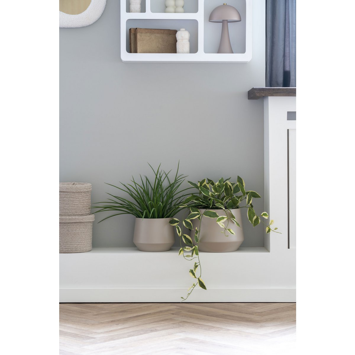 Plante artificielle scandinave, détail des feuilles
