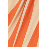 Hamac J-Line à larges rayures orange et écru, vue d'ensemble