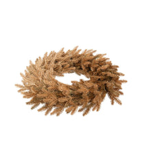 Couronne décorative J-Line en or, vue de face avec éclat doré.