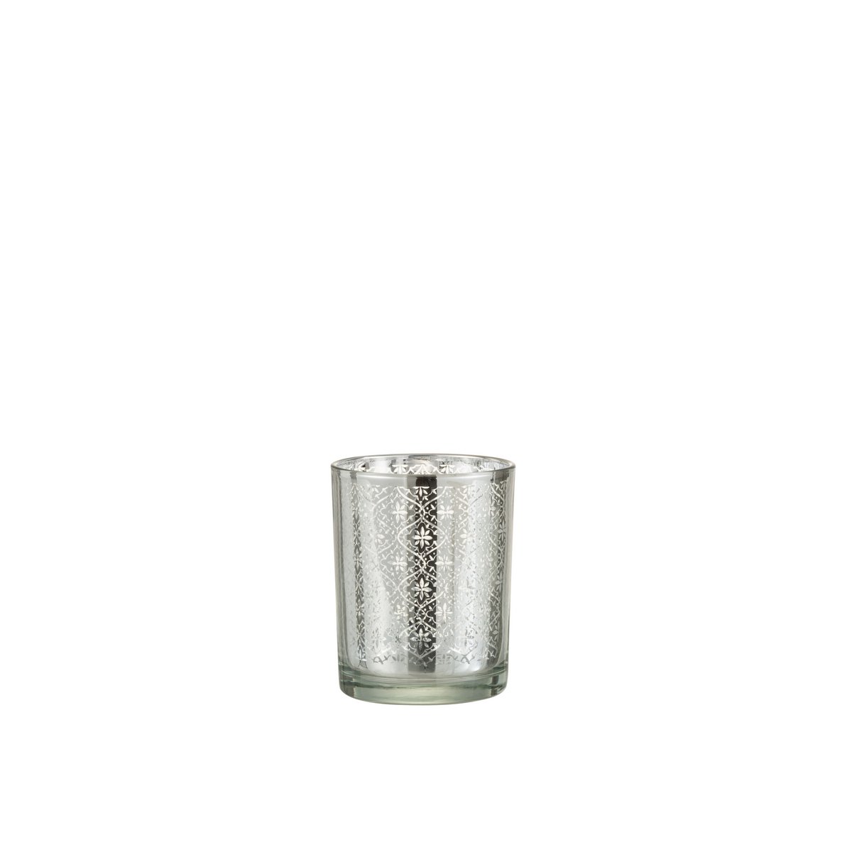 Lanterne J-Line Oriental en verre argenté, détail du verre