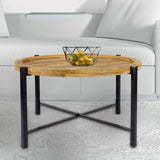 Table basse Ø75 cm table d'appoint de salon table de salon rond