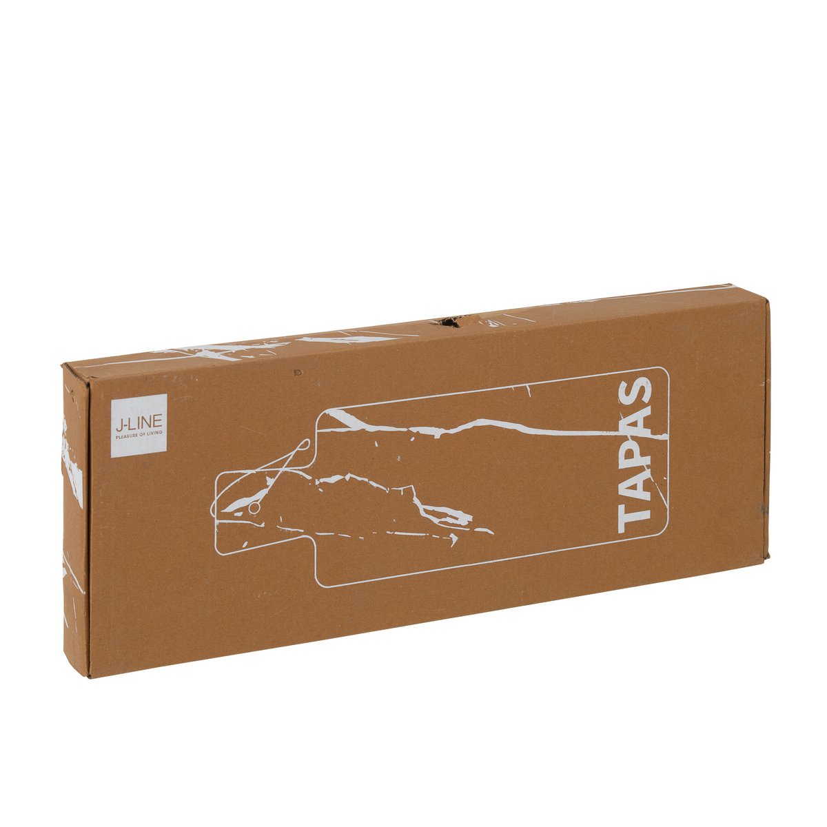 Détail de la planche à découper J-Line en pierre avec motif marbré