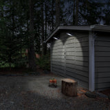2 Set LED LED SOLAR EXTÉRIEUR LAMPE MURS "PEPE", pour l'extérieur, lampe murale - Plastique en noir, avec LED intégrée - Lumières murales à l'extérieur