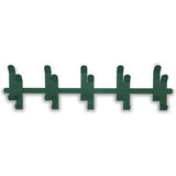 Gorillz Origami - Porte-manteau mural - 10 doubles - Crochets pour porte-manteaux - Vert
