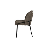Chaise Fjord Taupe (Lot de 2)