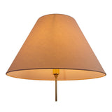 Abat-jour pour les lumières de table "causia", Ø en bas de 50 cm, Ø Top 22 cm, 33 cm de haut, mélange de coton en polyester en blanc
