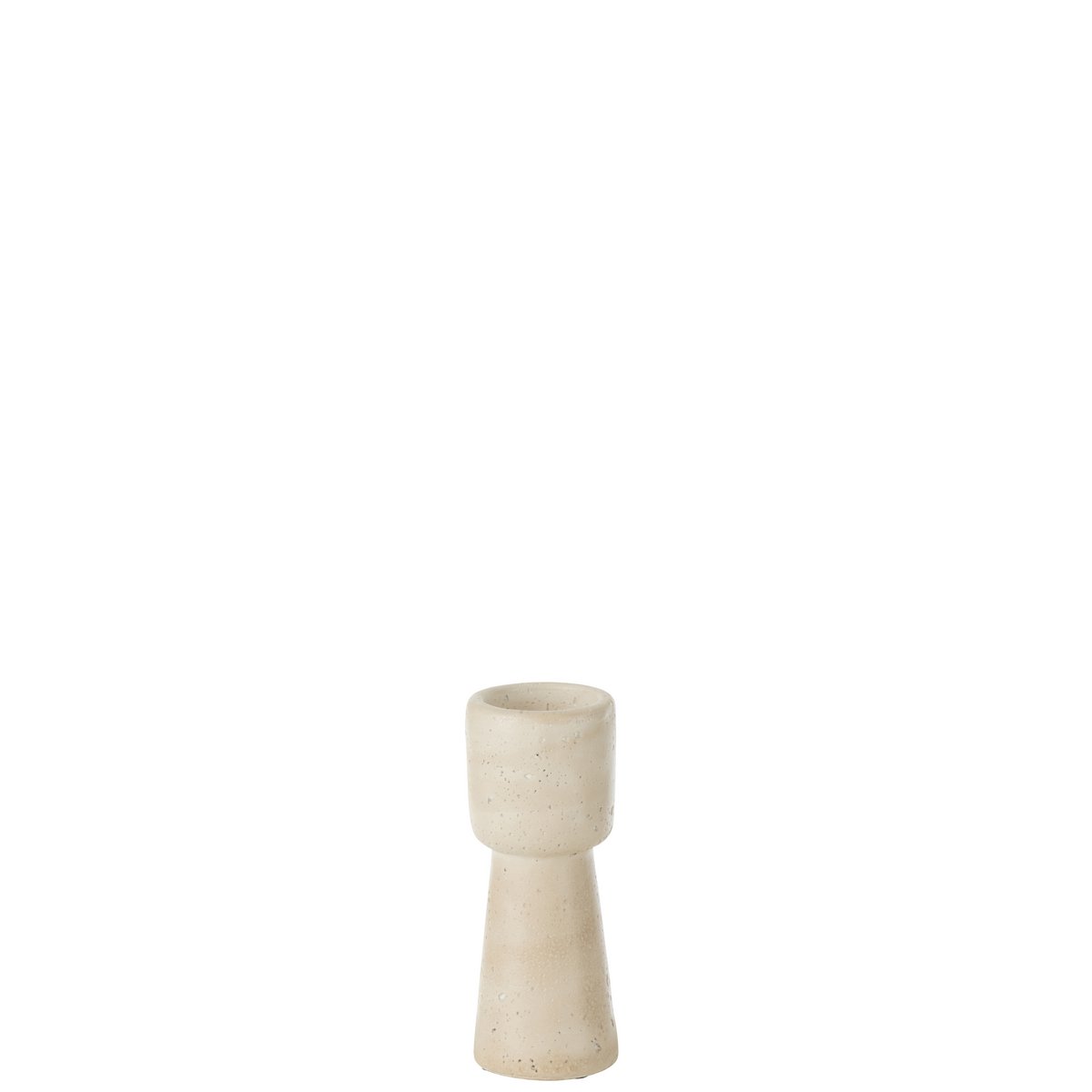 Lustre J-Line Orlina en ciment et crème, vue de face