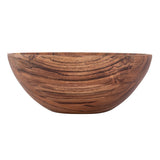 Coquille de décoration de bol en bois 20 ou 25 cm d'aliments.