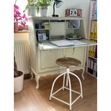 Tabouret de tabouret de rhin tabouret pivotant chaise pivotante réglable réglable les gestes en métal durable en bois massif liverpool