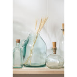 Vase cylindrique J-Line en verre transparent, élégant et moderne