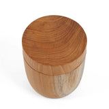 Le Pot Bas en Racine de Teck - M