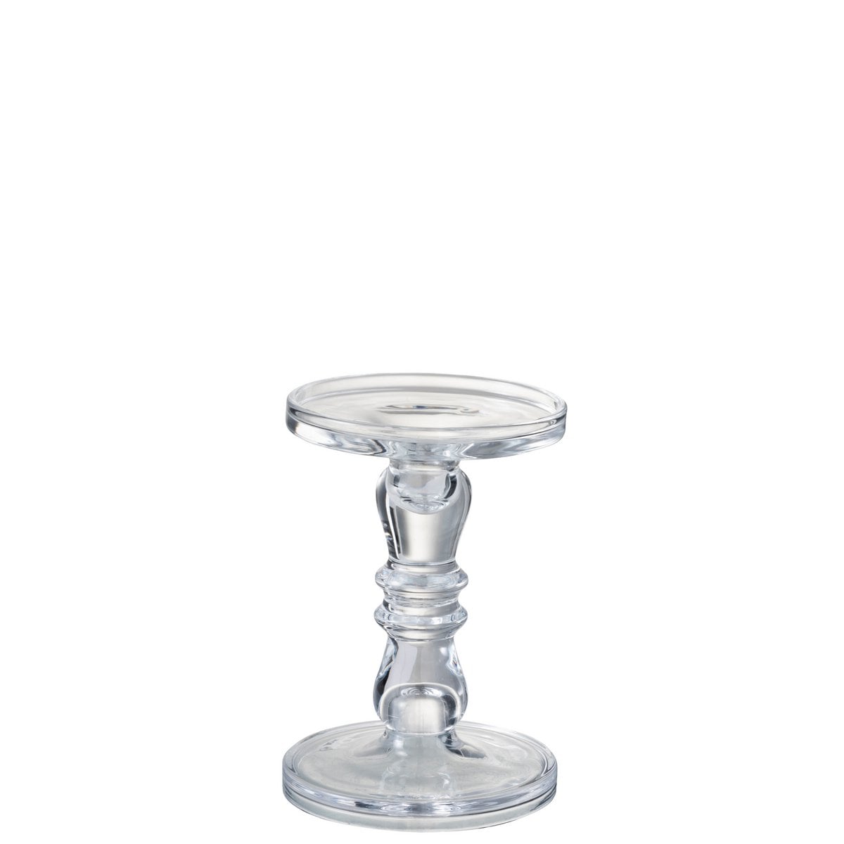 Chandelier Leti J-Line en verre transparent, design élégant et raffiné