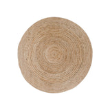 Tapis Bombay en jute tressé naturel, vue d'ensemble