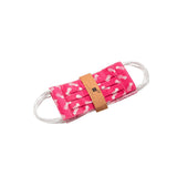 Masque en coton rose J-Line, vue de face