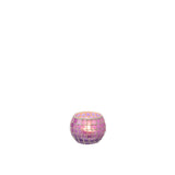 Détail du motif mosaïque de la lanterne J-Line, couleur violette