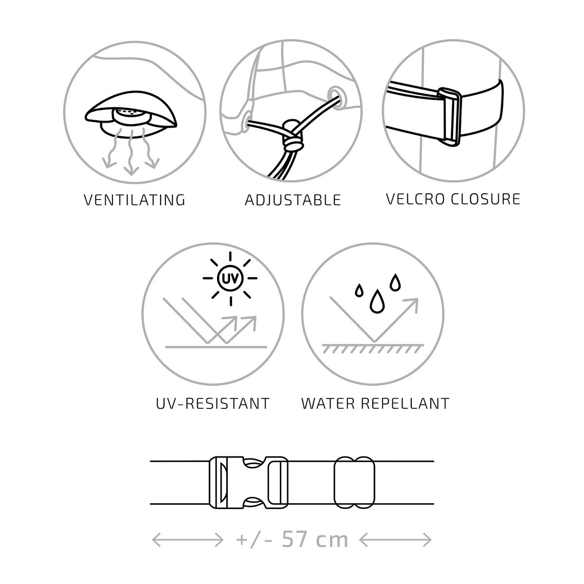 Housse de protection ajustée sur mobilier de jardin moderne